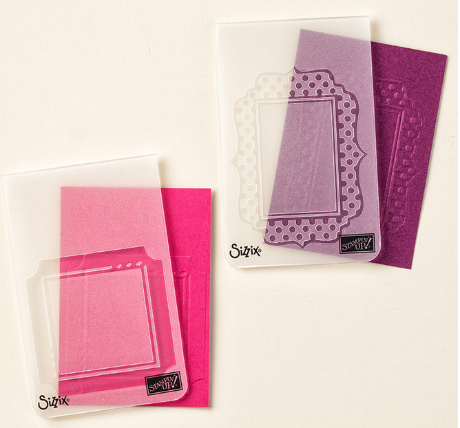 Fun Frames Embossing Folders also on sale for 25% off!  133727