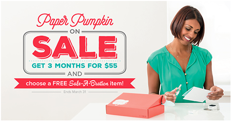 Paper Pumpkin Sale-a-Bration benefits