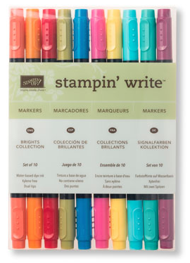 Brights Stampin' Write Markers, 131259, $29/10 markers