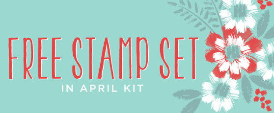 FREE stamp set with April 2016 Paper Pumpkin