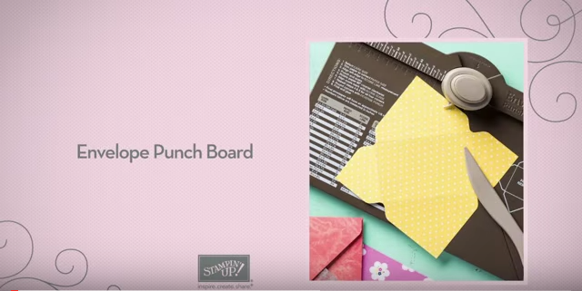 Stampin' Up!'s You Tube Punch Board Video