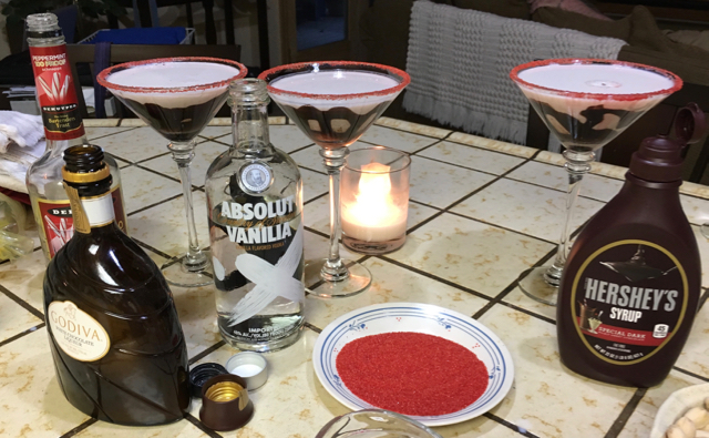 White Chocolate Peppermint Martini