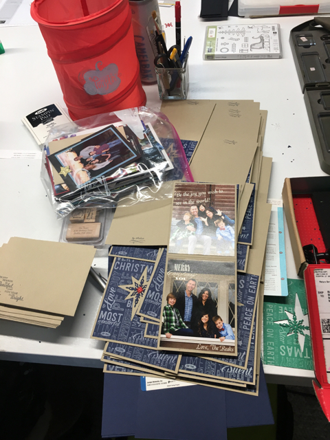 Adding the two color photos to the inside