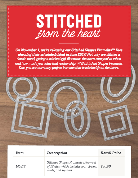 Stitched Shape Framelits Dies