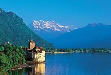 Lac Leman, Chillon Castle, Switzerland