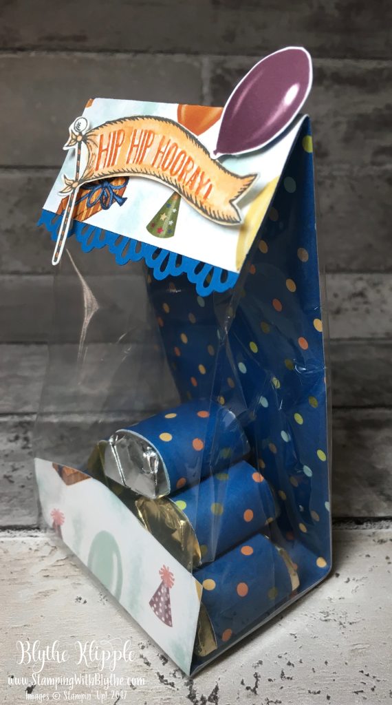 Chocolate nugget cello gift bag