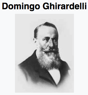 Domingo Ghirardelli, chocolatier