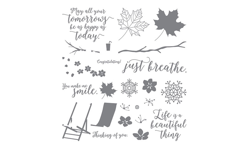 Colorful Season stamp set, 143726