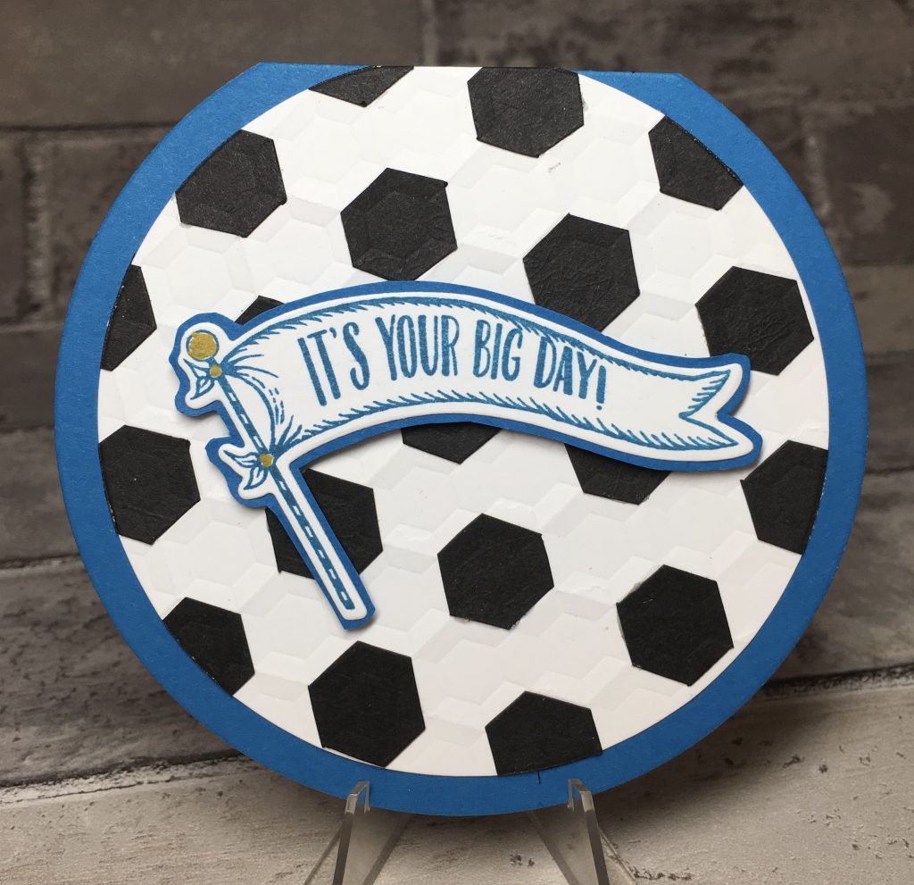 Soccer boy's birthday card