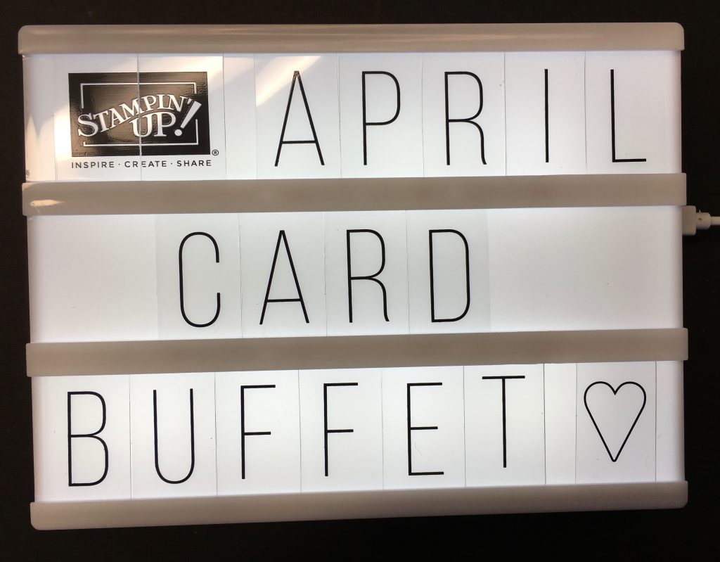 Blythe's April Card Buffet Cards Have Been PostedI