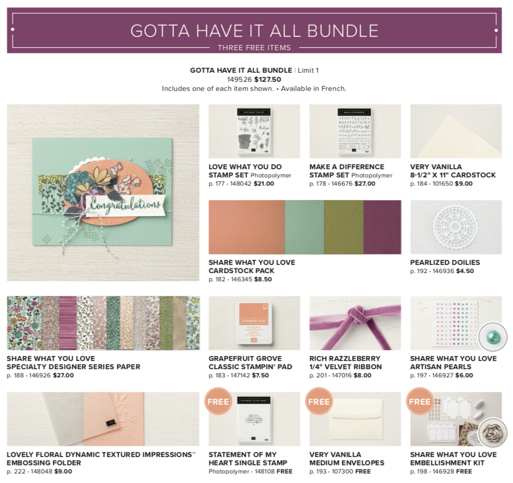 Share What You Love Specialty Designer Series Paper - Gotta have it all bundle