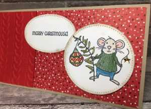 Merry Mice 9" x 4" card
