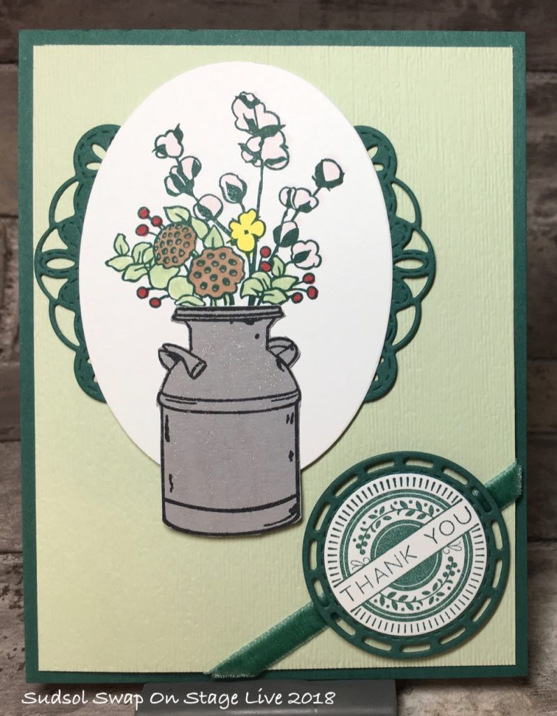 Home Décor and a Stampin' Up! Stamp Set