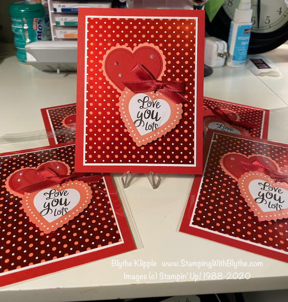 Love you lots valentine card