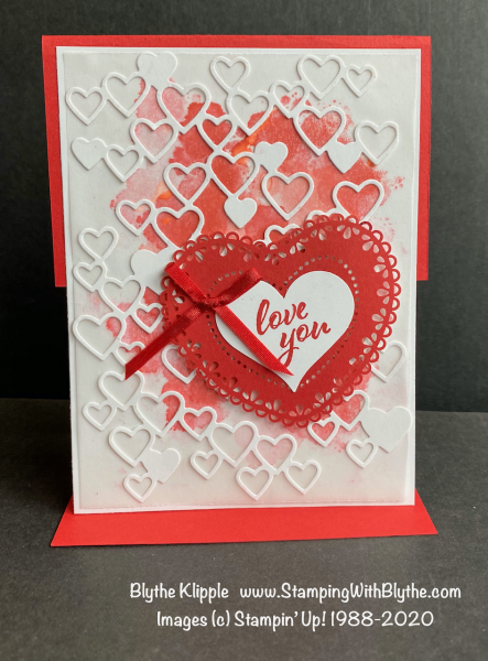 Love You Valentine card