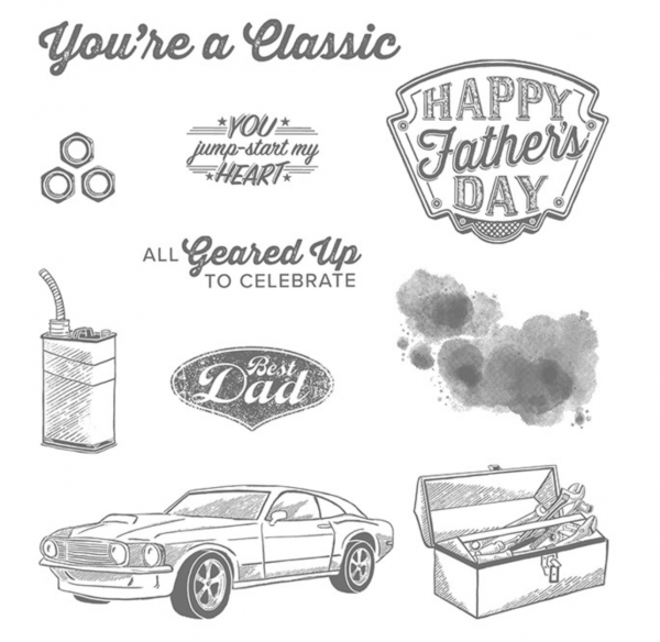 Geared up Garage stamp set by Stampin' Up!
