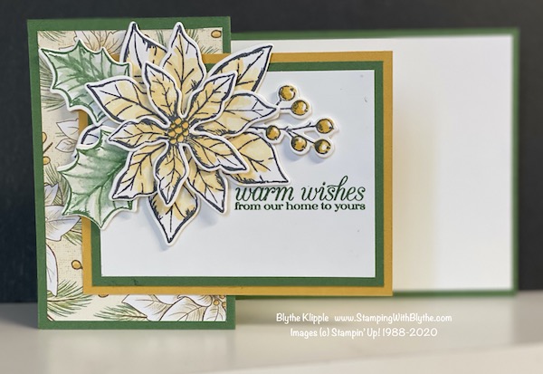 Poinsettia Petals Mystery card #1